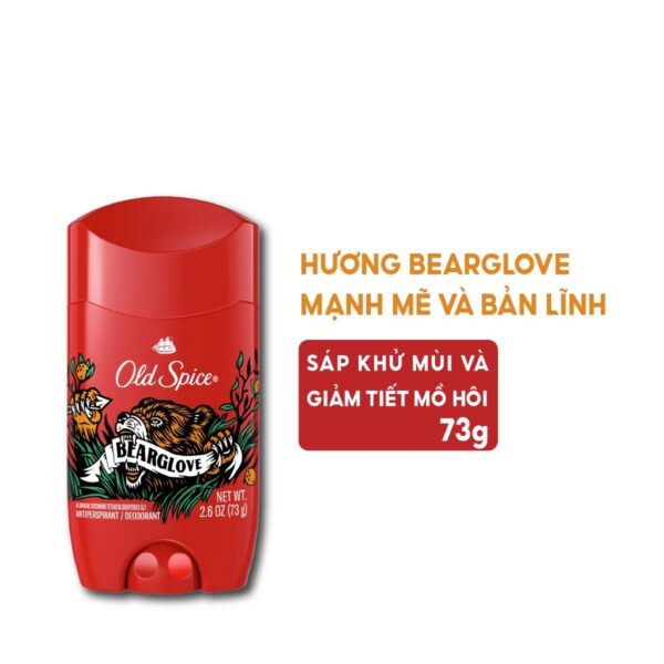 Sáp Khử Mùi Old Spice Giảm Tiết Mồ Hôi Hương Bearglove 73g