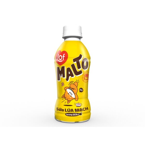 Chai sữa lúa mạch hương socola LOF Malto 240ml