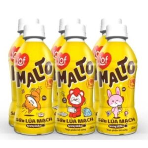 Chai sữa lúa mạch hương socola LOF Malto 240ml