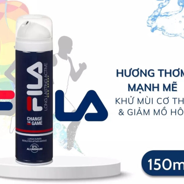 Xịt Khử Mùi toàn thân Nam Fila Long Lasting Active 150ml