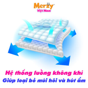 Tã Dán Người Lớn Merzy Cao Cấp Siêu Thấm Khô Thoáng Size XL - 10 Miếng