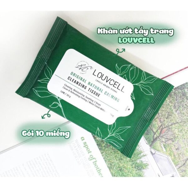 Khăn ướt tẩy trang Louv Cell Original Natural 50G