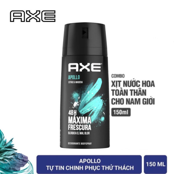 Xịt Khử Mùi AXE Cho Nam Hương Nước Hoa Apollo