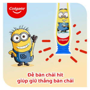 Bàn chải Colgate cho trẻ từ 2-5 tuổi hình ảnh Minion vui nhộn