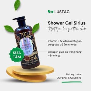 Sữa Tắm Lustac Perfume Body Wash Sirius