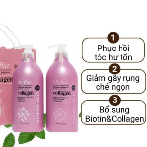 Stellar Collagen Gội Cho Tóc Nhuộm, Hư Tổn 1000ml