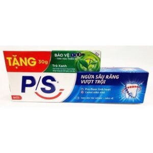 P/S Kdr Ngừa Sâu Răng Vượt Trội 180g (1+Kđr Tra Xanh 30g)