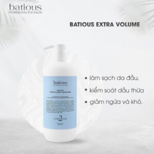 Dầu xả BATIOUS Extra Volume Phù hợp cho tóc Dầu, Giảm dầu nhờn Tăng phồng chân tóc 960ml