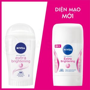 Sáp Khử Mùi Nivea Sáng Mịn Mờ Vết Thâm 50ml Extra Brightening 48h Anti-Perspirant Deodorant