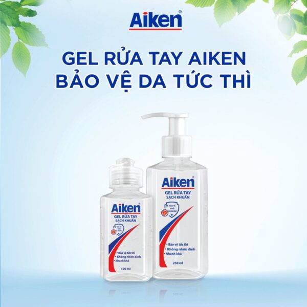 Gel Rửa Tay Khô Sạch Khuẩn Aiken 500ml