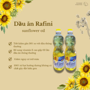 Dầu Ăn Hướng Dương Rafini Nga 850ml