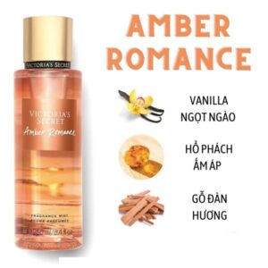 Xịt Thơm Toàn Thân Victorias Secret Body Mist AMBER ROMANCE