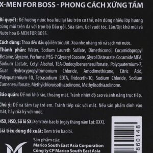 Dầu gội nước hoa X-Men For Boss Intense 380g - 650g