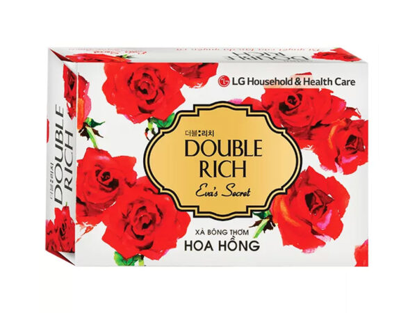 Xà bông thơm Double Rich Eva's Secret hoa hồng 90g