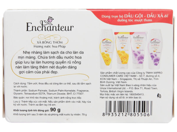 Xà bông thơm Enchanteur Deluxe Sensation 90g