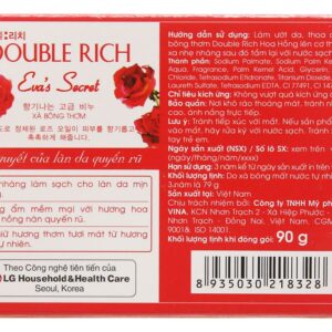 Xà bông thơm Double Rich Eva's Secret hoa hồng 90g