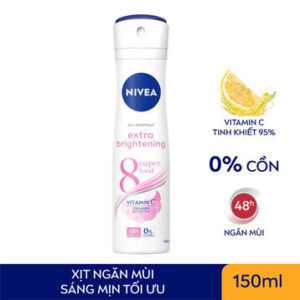 Xịt Khử Mùi Nivea Cho Nữ Sáng Da, Mờ Vết Thâm 150ml