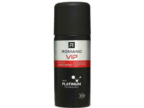 Xịt Khử Mùi Romano Vip Hương Passion 150ml