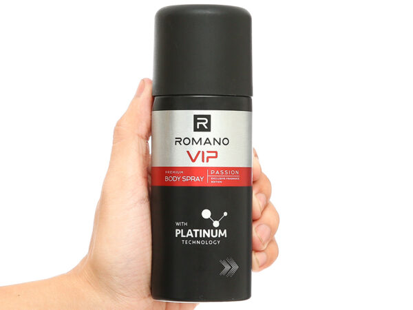 Xịt Khử Mùi Romano Vip Hương Passion 150ml