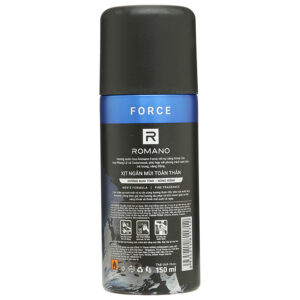 Xịt Khử Mùi Romano Hương Nước Hoa Force 150ml