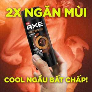 Xịt Khử Mùi AXE Cho Nam Hương Nước Hoa Dark Temptation 135ml