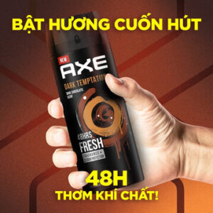 Xịt Khử Mùi AXE Cho Nam Hương Nước Hoa Dark Temptation