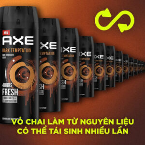 Xịt Khử Mùi AXE Cho Nam Hương Nước Hoa Dark Temptation 135ml