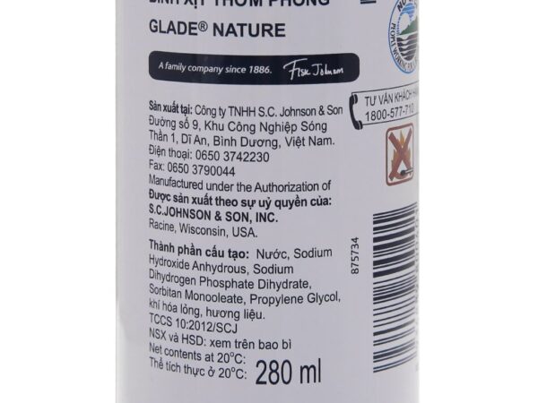 Xịt phòng Glade Hương hoa hồng 280ml