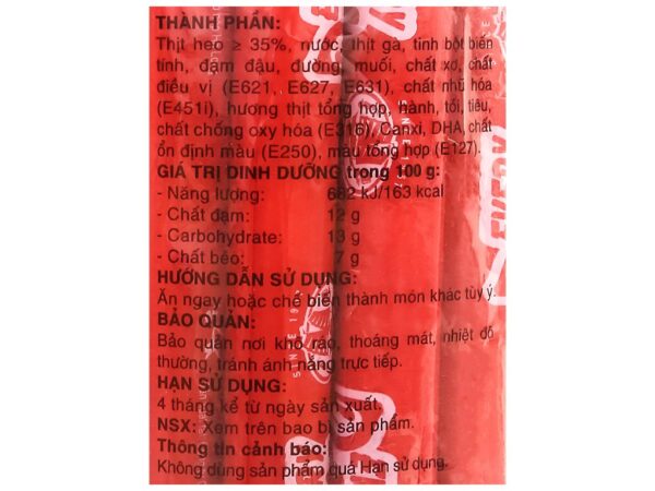 Xúc xích heo Everyday Hạ Long gói 250g