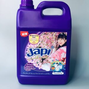 Nước giặt xả Japi Hương Hoa Anh Đào Tím Nhật Bản 4850ml