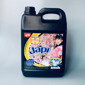 Nước giặt xả Japi Hương Nước Hoa Anh Đào Nhật Bản 4850ml