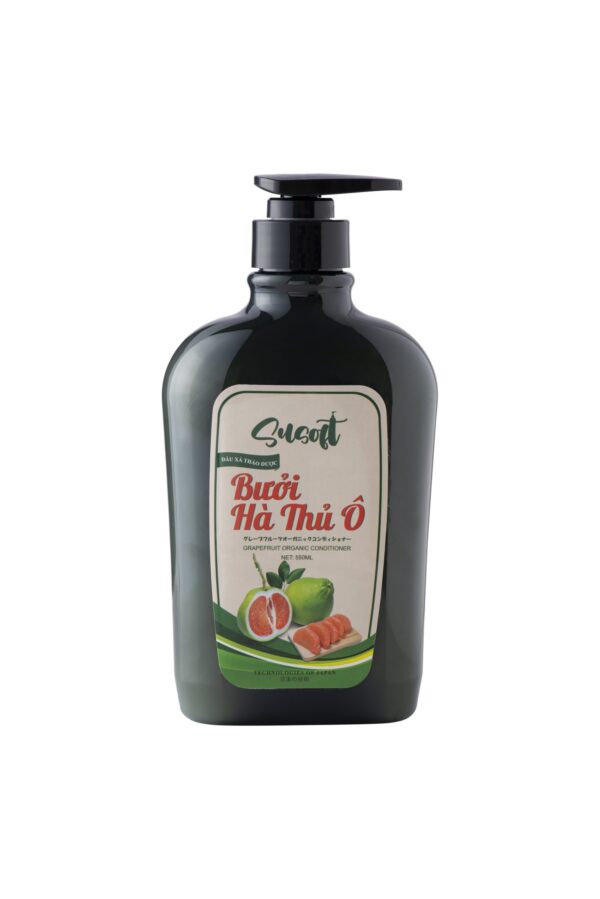 Dầu Xả Bưởi + Hà Thủ Ô Susoft - Giảm Rụng Tóc Sạch Gàu 550ml