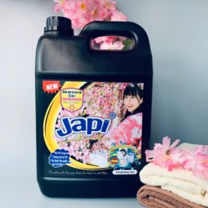 Nước giặt xả Japi Hương Nước Hoa Anh Đào Nhật Bản 4850ml