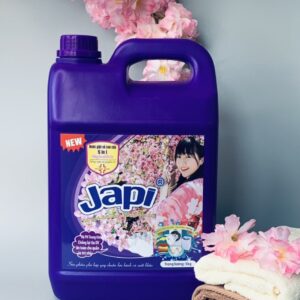 Nước giặt xả Japi Hương Hoa Anh Đào Tím Nhật Bản 4850ml