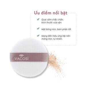 Bông Phấn Cotton Vacosi Khô Tròn Nhỏ BP19